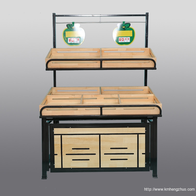 HZ-s04鋼木蔬果架